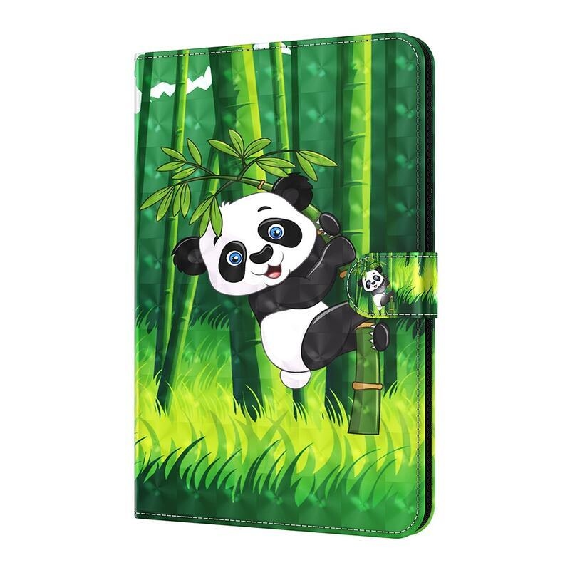 Patte zavírací pouzdro na Lenovo Tab P11 Pro - panda na bambusu