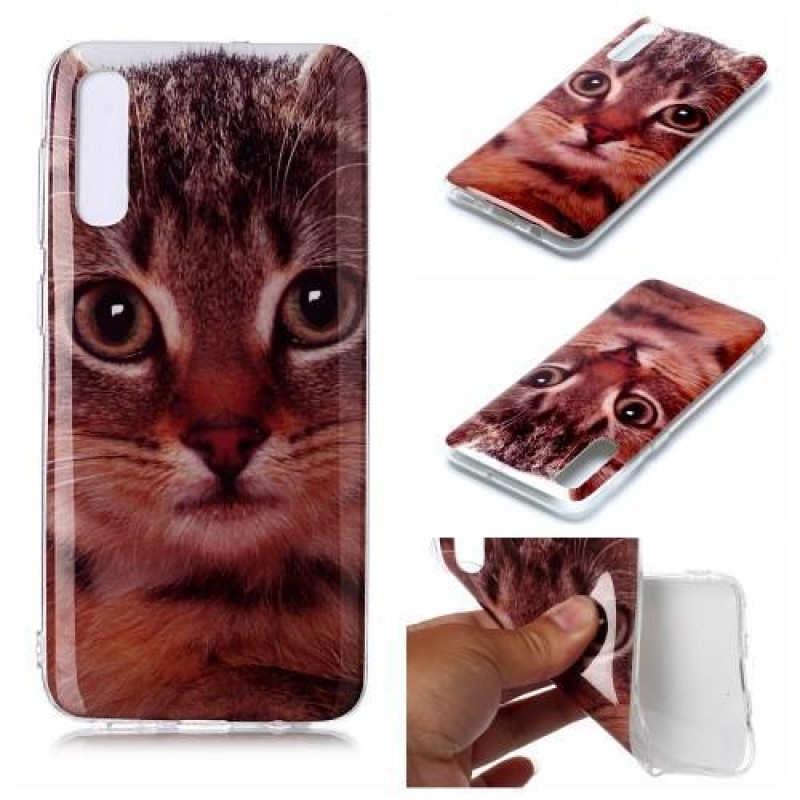 Pattern gelové pouzdro na mobil Samsung Galaxy A50 / A30s - kočka