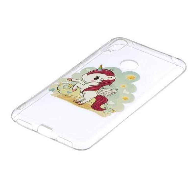 Pattern gelový obal na mobil Huawei Y7 (2019) - jednorožec