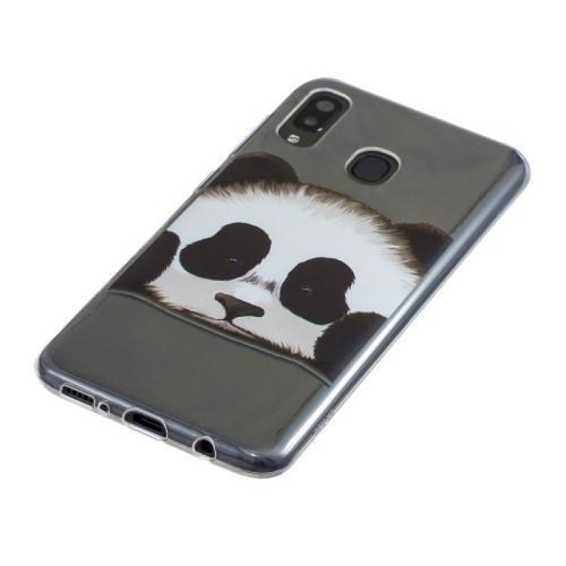 Pattern gelový obal na mobil Samsung Galaxy A20 / A30 - panda