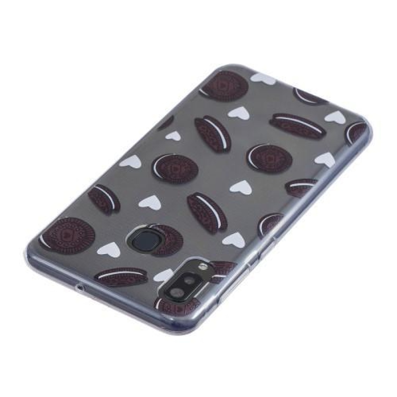 Pattern gelový obal na mobil Samsung Galaxy A20 / A30 - sušenky