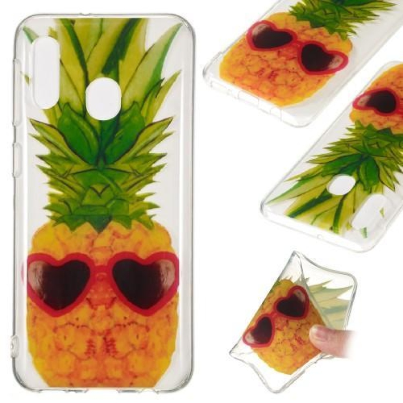 Pattern gelový obal na mobil Samsung Galaxy A20e - ananas