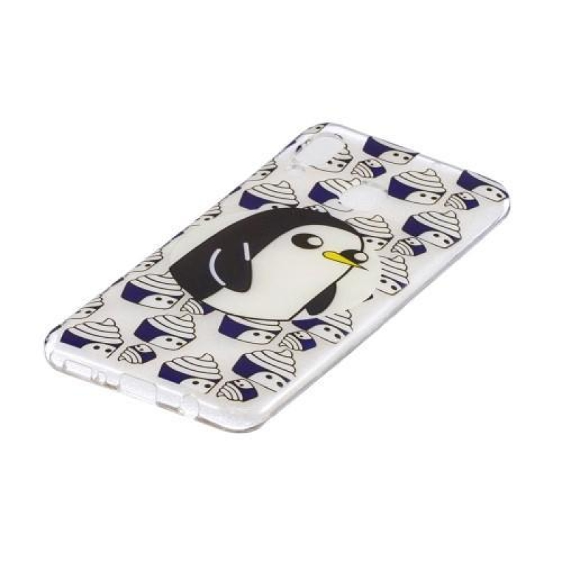 Pattern gelový obal na mobil Samsung Galaxy A30 / A20 - tučňák