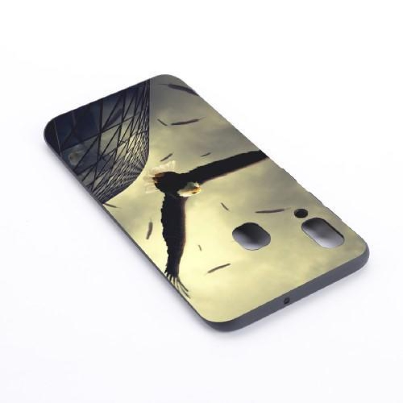 Pattern gelový obal na mobil Samsung Galaxy A40 - orel