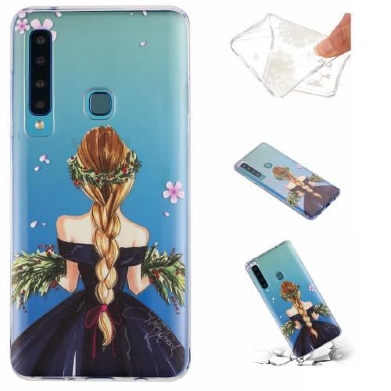 Pattern gelový obal na Samsung Galaxy A9 - okouzlující dívka