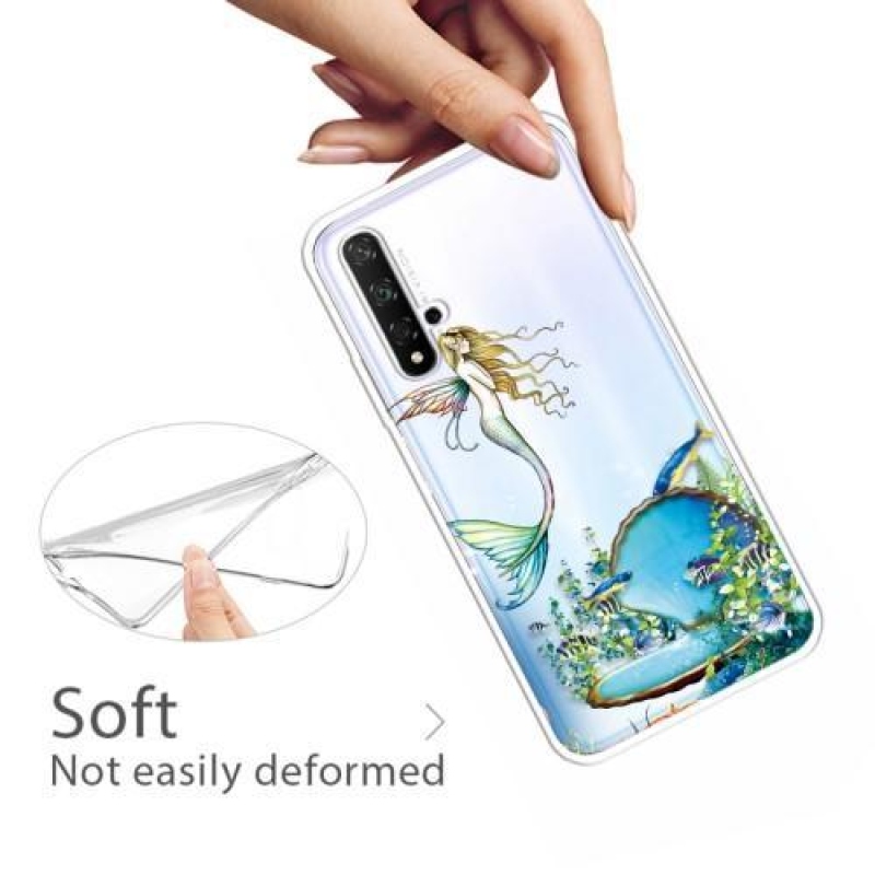 Pattern obrázkový gelový obal pro mobil Honor 20 / Huawei Nova 5T - mořská panna