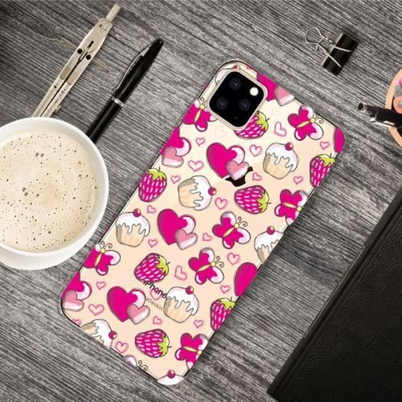 Patty gelový obal na mobil Apple iPhone 11 Pro 5.8 (2019) - jahodový dort