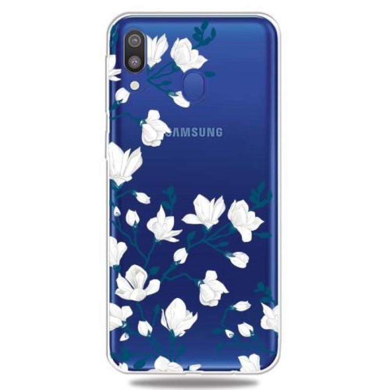 Patty gelový obal na mobil Samsung Galaxy A30 / A20 - bílé květy
