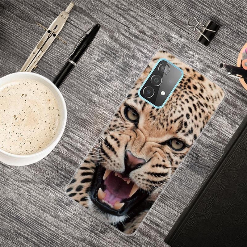 Patty gelový obal na mobil Samsung Galaxy A52 5G/4G/A52s 5G - leopard