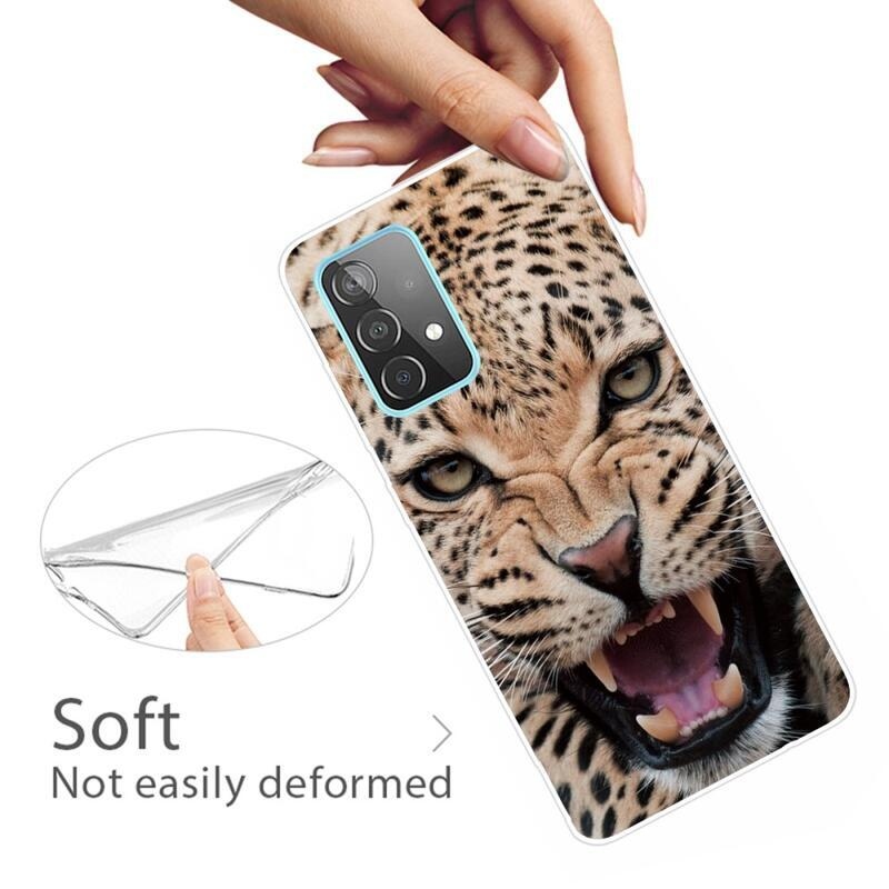 Patty gelový obal na mobil Samsung Galaxy A52 5G/4G/A52s 5G - leopard