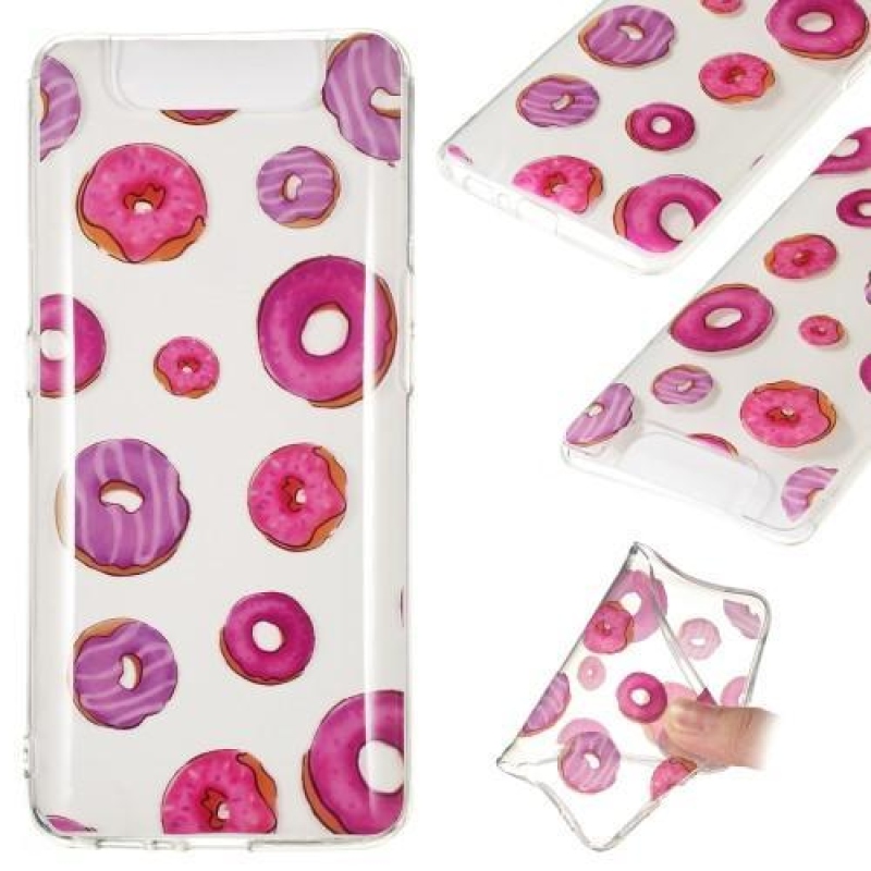 Patty gelový obal na mobil Samsung Galaxy A80 - donut