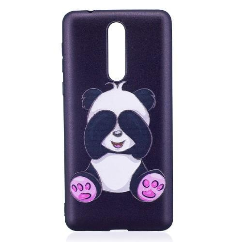 Patty gelový obal s motivem na Nokia 8 - panda
