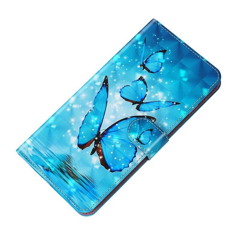 Patty peněženkové pouzdro na mobil Xiaomi Redmi Note 11 4G/Note 11S 4G - modří motýli