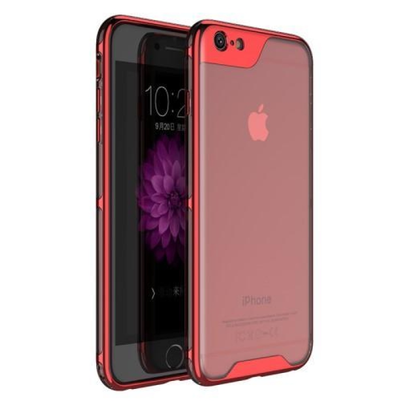 Plate hybridní obal na iPhone 6 Plus a 6s Plus - červený