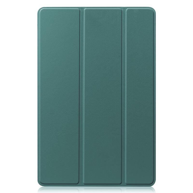 Polohovací chytré PU kožené pouzdro na tablet Samsung Galaxy Tab S8 Plus - zelené