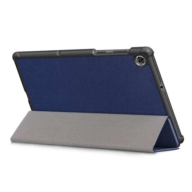 Polohovatelné PU kožené pouzdro na tablet Lenovo Tab M10 HD 2. Gen X306F/X - modré