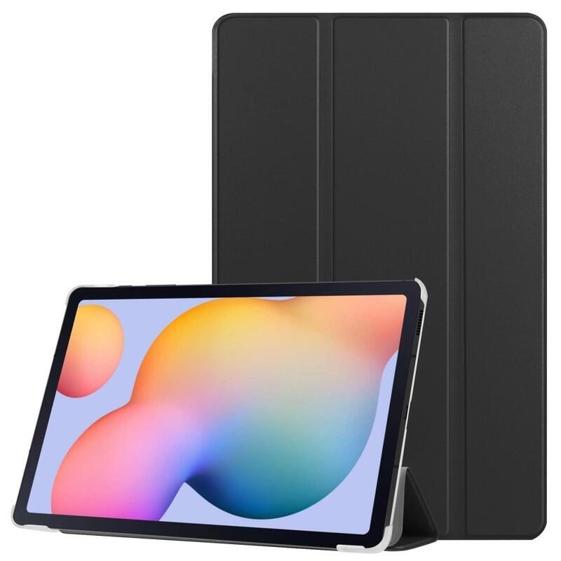 Polohovatelné PU kožené pouzdro na tablet Samsung Galaxy Tab A7 10.4 (2020) T500 - černé