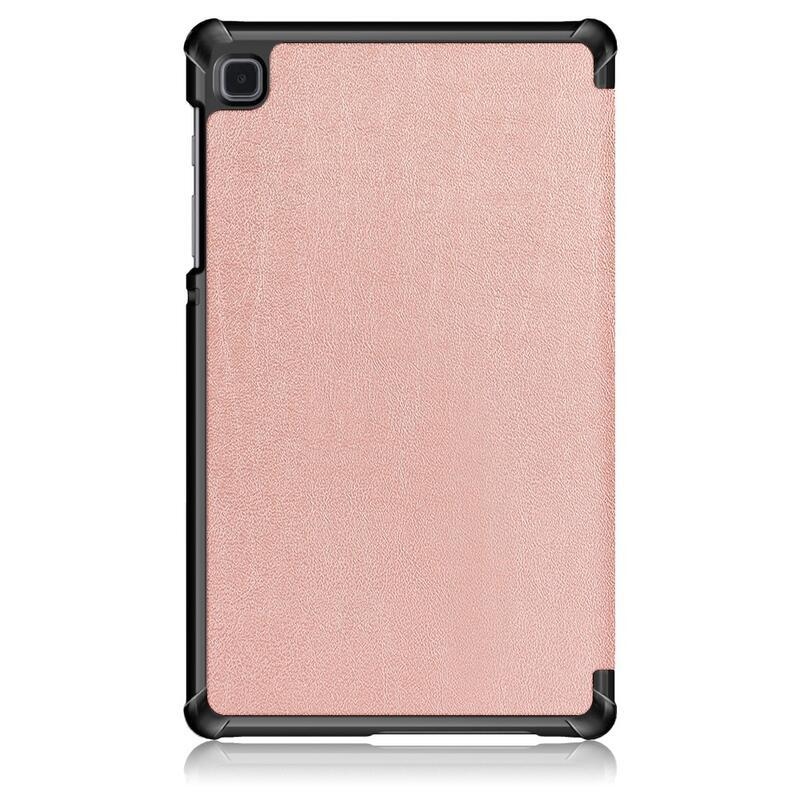 Polohovatelné PU kožené pouzdro na tablet Samsung Galaxy Tab A7 Lite T220/T225 8.7 - růžovozlaté