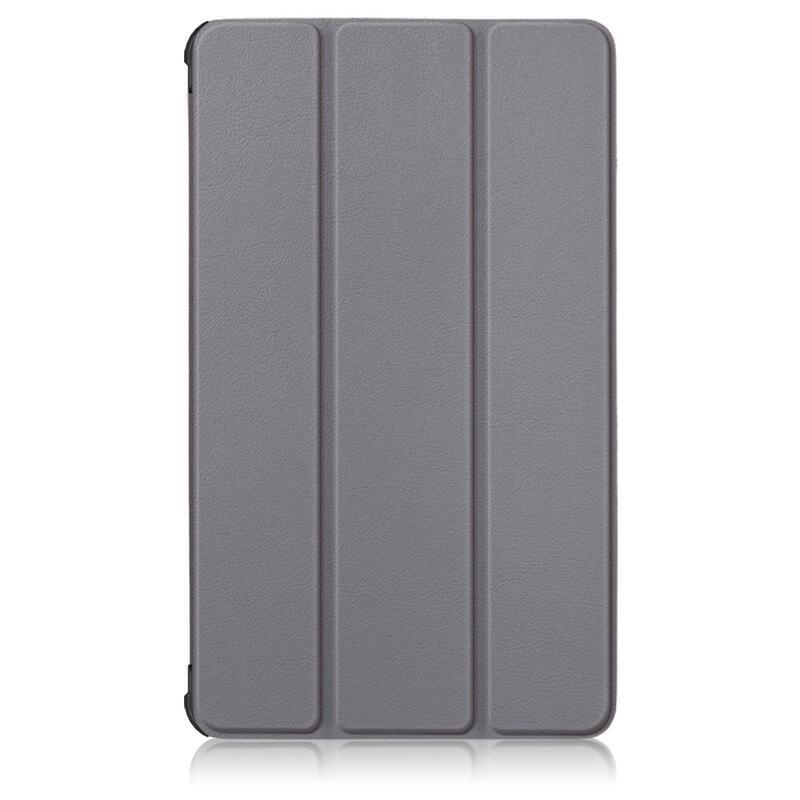 Polohovatelné PU kožené pouzdro na tablet Samsung Galaxy Tab A7 Lite T220/T225 8.7 - šedé