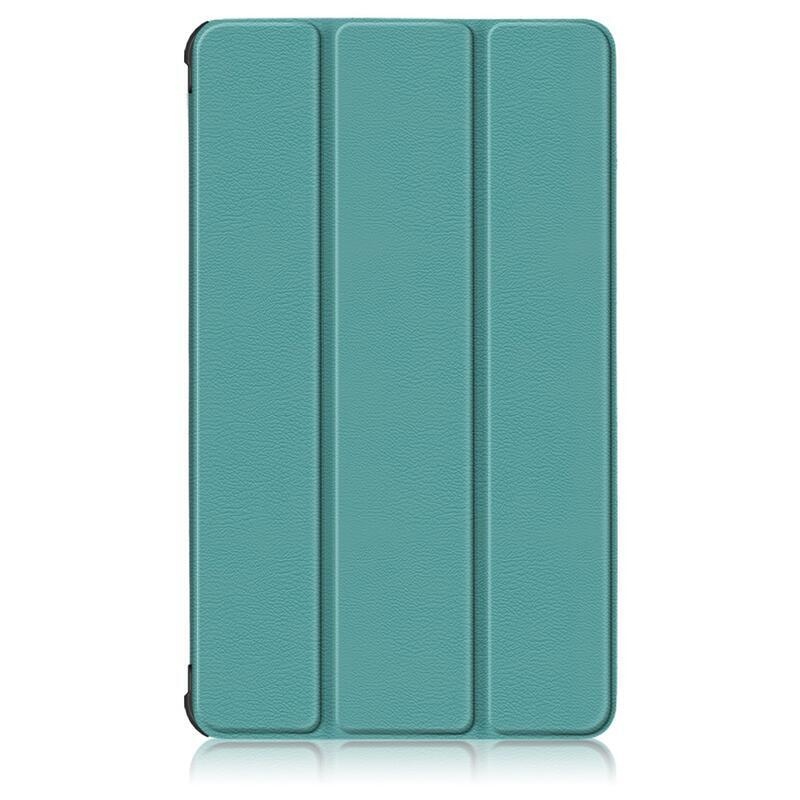 Polohovatelné PU kožené pouzdro na tablet Samsung Galaxy Tab A7 Lite T220/T225 8.7 - zelené