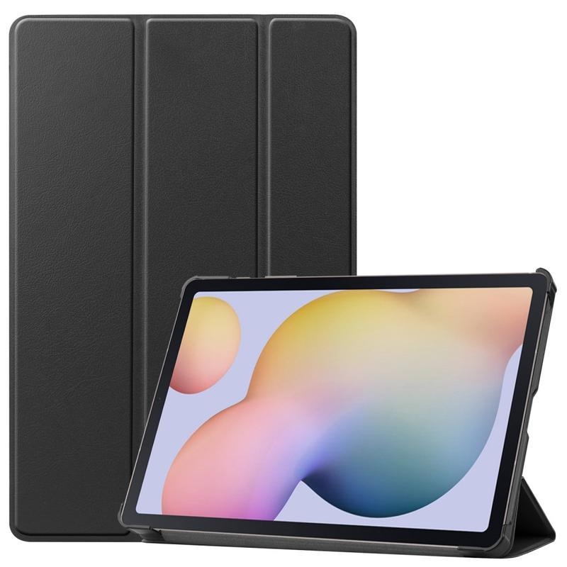 Polohovatelné PU kožené pouzdro na tablet Samsung Galaxy Tab S7 - černé