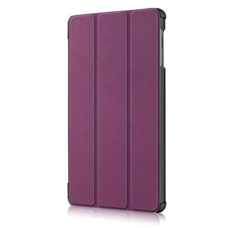 Polohovatelné PU kožené pouzdro pro tablet Samsung Galaxy Tab 10.1 (2019) T515/T510 - fialové