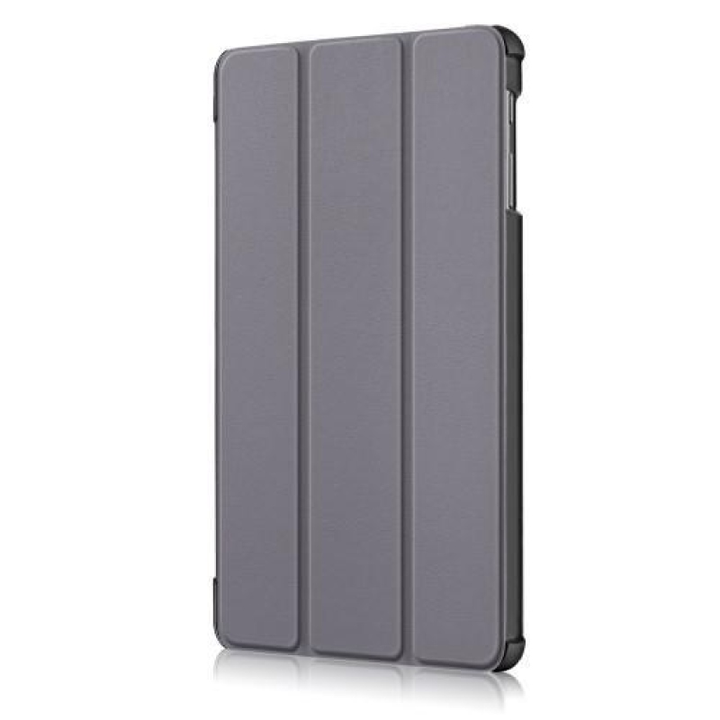 Polohovatelné PU kožené pouzdro pro tablet Samsung Galaxy Tab 10.1 (2019) T515/T510 - šedé