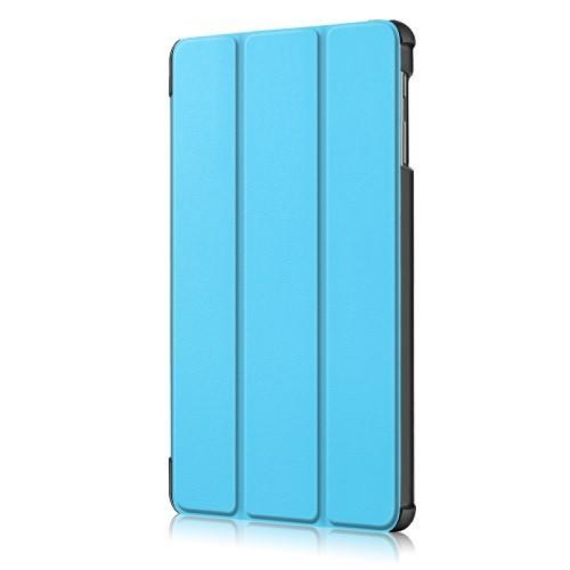 Polohovatelné PU kožené pouzdro pro tablet Samsung Galaxy Tab 10.1 (2019) T515/T510 - světlemodré