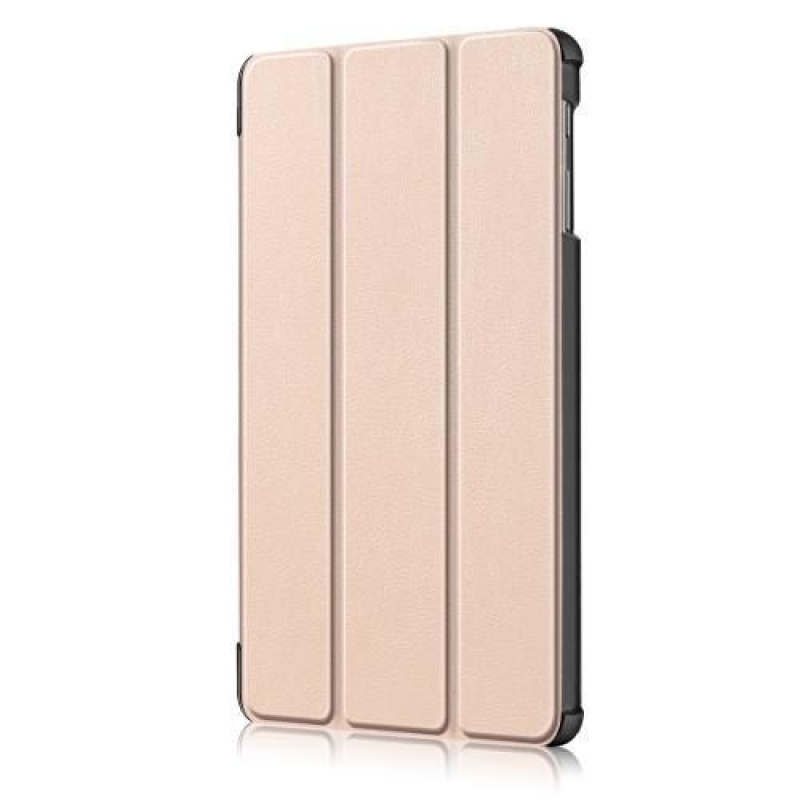 Polohovatelné PU kožené pouzdro pro tablet Samsung Galaxy Tab 10.1 (2019) T515/T510 - zlaté