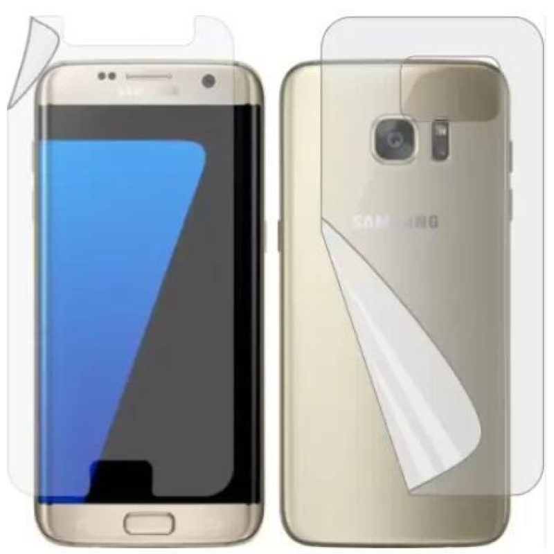 Přední a zadní ochranná fólie na Samsung Galaxy S7 Edge