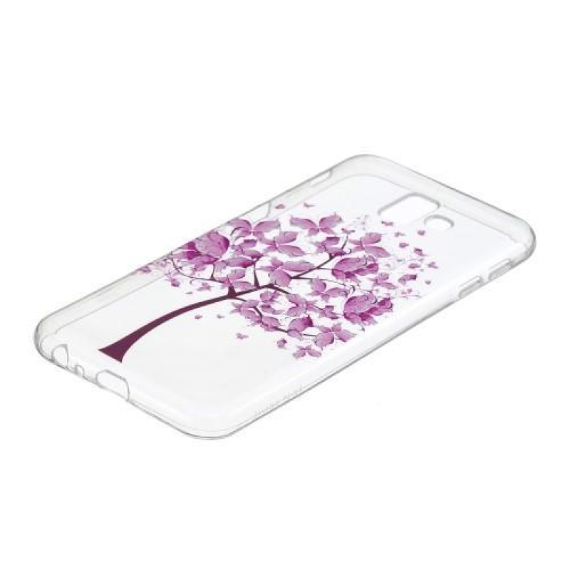 Print gelový obal na mobil Samsung Galaxy J6+ - růžový strom