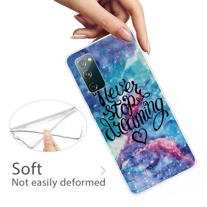 Print gelový obal na mobil Samsung Galaxy S20 FE/S20 FE 5G - nepřestávej snít