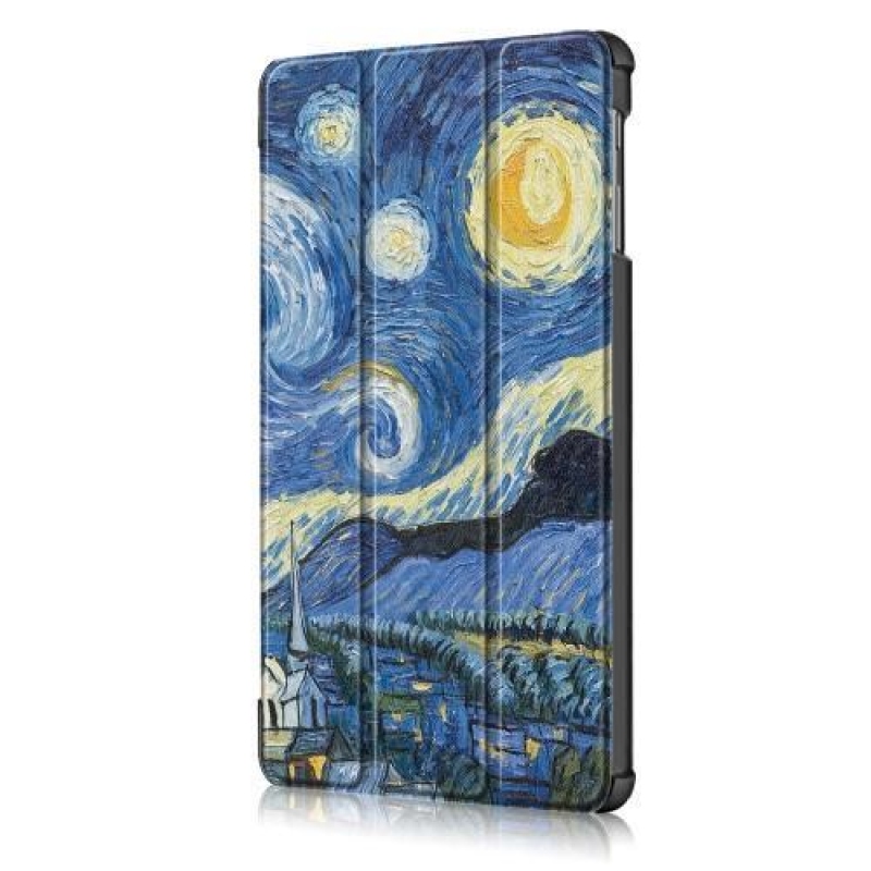 Print PU kožené pouzdro pro tablet Samsung Galaxy Tab 10.1 (2019) T515/T510 - hvězdná obloha