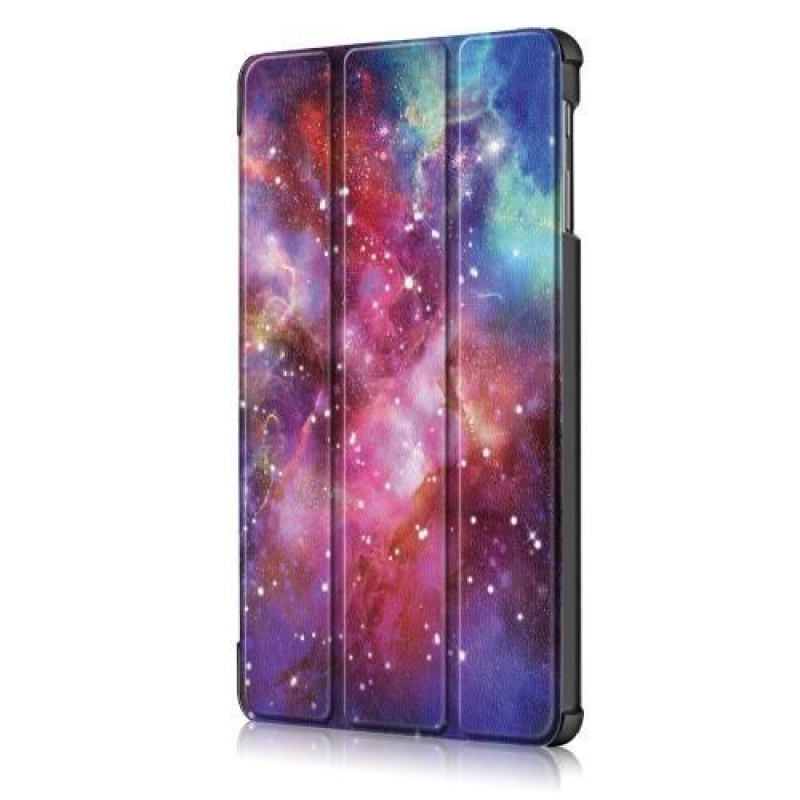 Print PU kožené pouzdro pro tablet Samsung Galaxy Tab 10.1 (2019) T515/T510 - vesmír