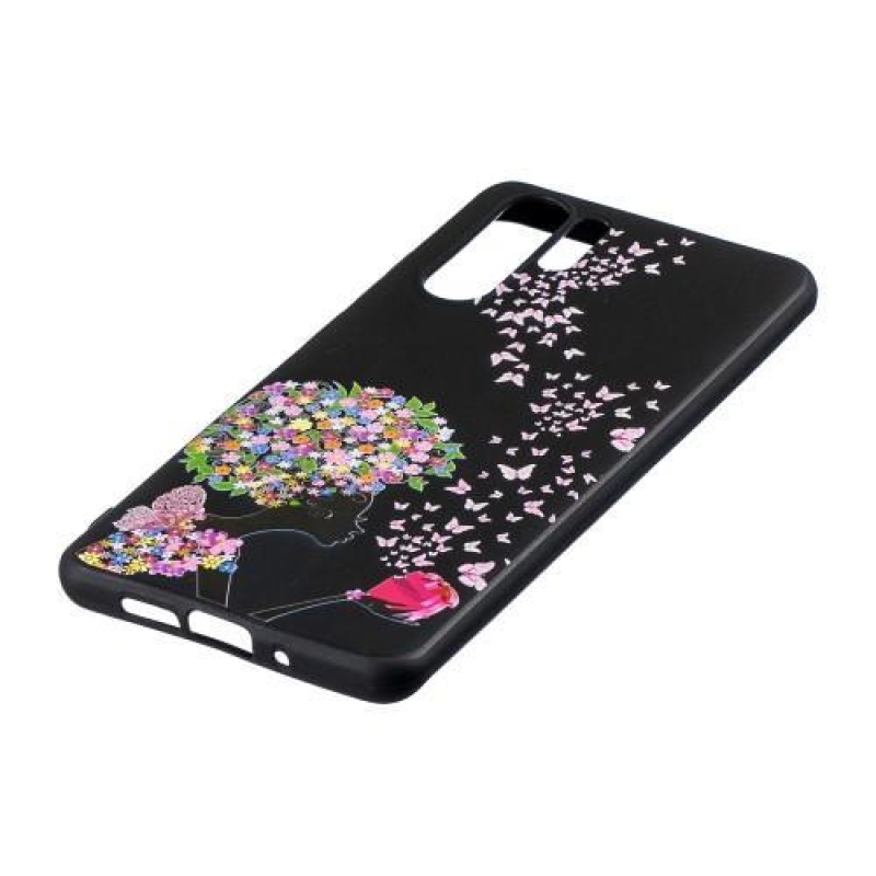 Printie gelový obal na mobil Huawei P30 Pro - květiny a motýli
