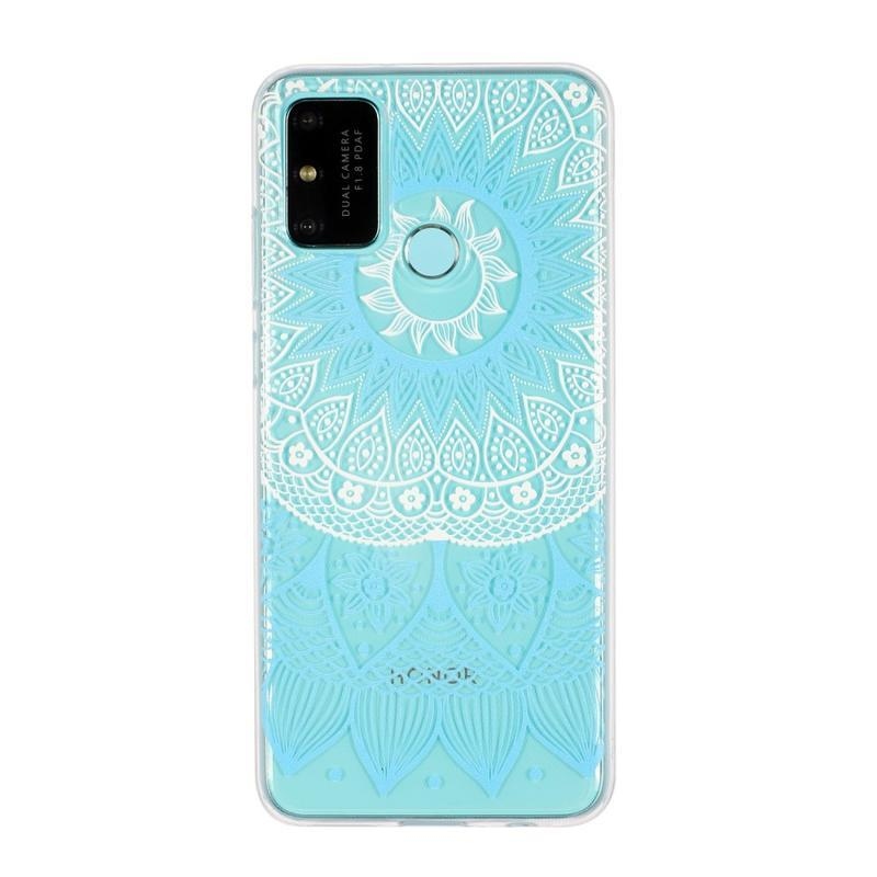 Printy gelový obal na mobil Honor 9A - modrá mandala