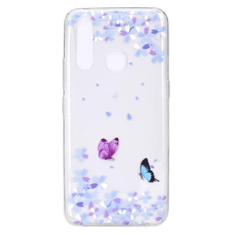 Printy gelový obal na mobil Huawei P40 Lite E - motýli a květy