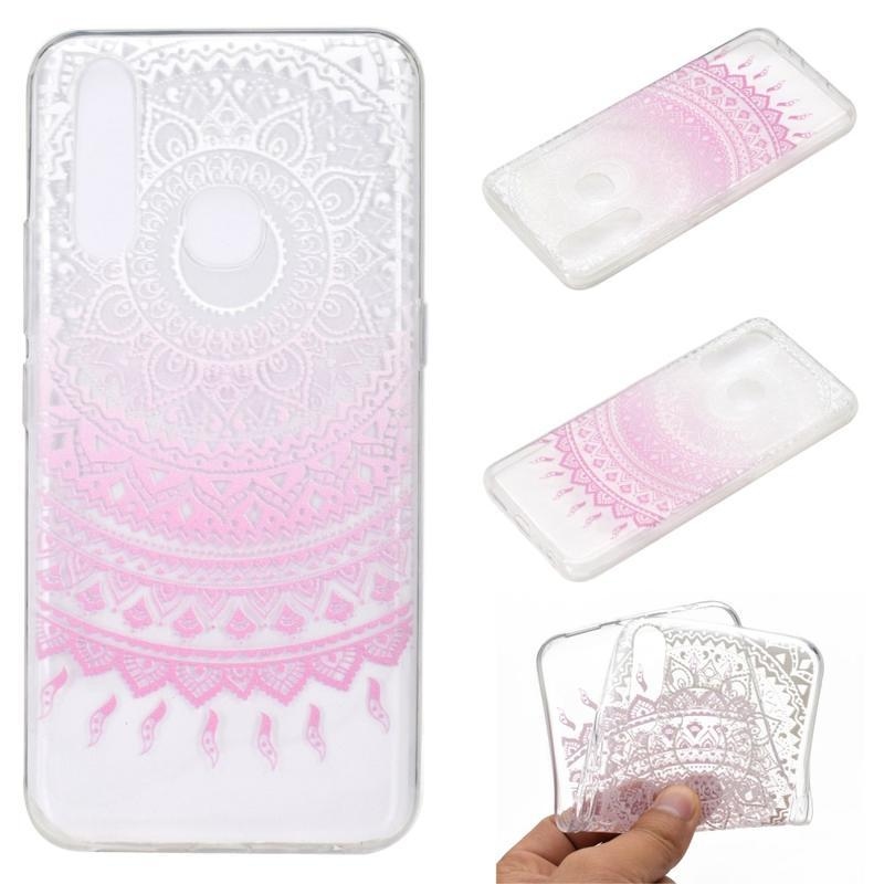Printy gelový obal na mobil Huawei P40 Lite E - růžová mandala