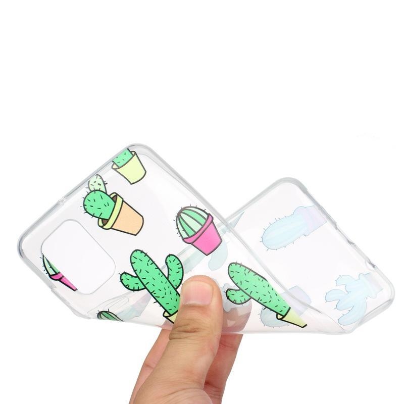 Printy gelový obal pro mobil Samsung Galaxy A31 - kaktusy