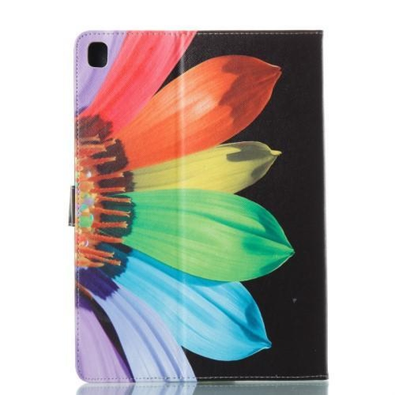 Printy PU kožené knížkové pouzdro na iPad Pro 9.7 - barevný květ