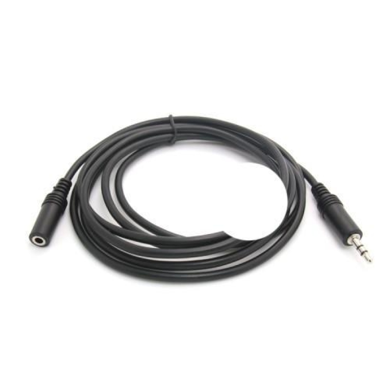 Prodlužovací audio kabel 3.5 mm samec-samice / 1m