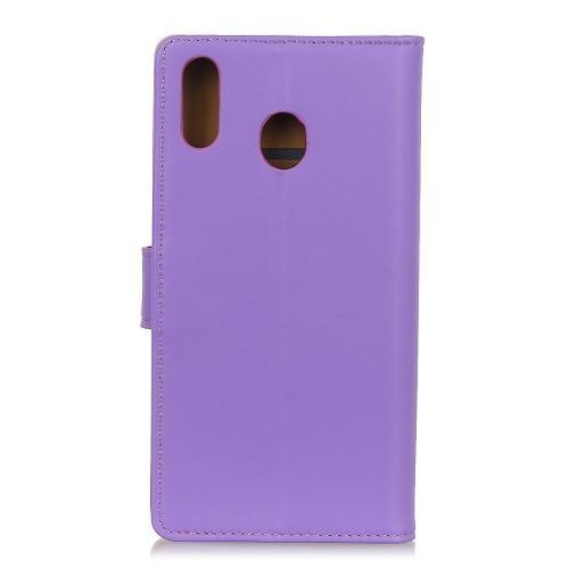 Protect PU kožené peněženkové pouzdro na mobil Samsung Galaxy A40 - fialový