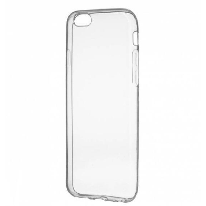 Průhledný gelový obal na iPhone 6/6s - průhledný