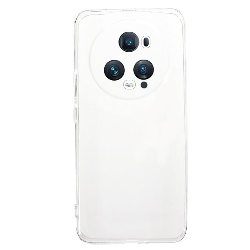 Průhledný gelový obal na mobil Honor Magic 5 Pro 5G - průhledný