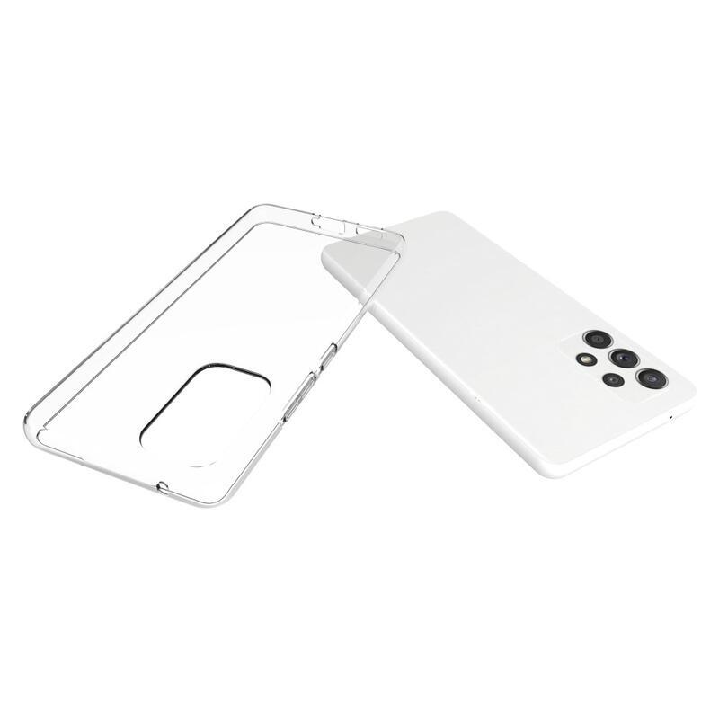 Průhledný gelový obal na mobil Samsung Galaxy A53 5G - průhledný