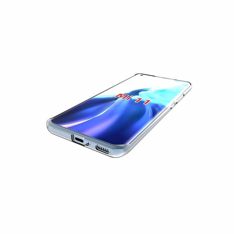 Průhledný gelový obal na mobil Xiaomi Mi 11 - průhledný