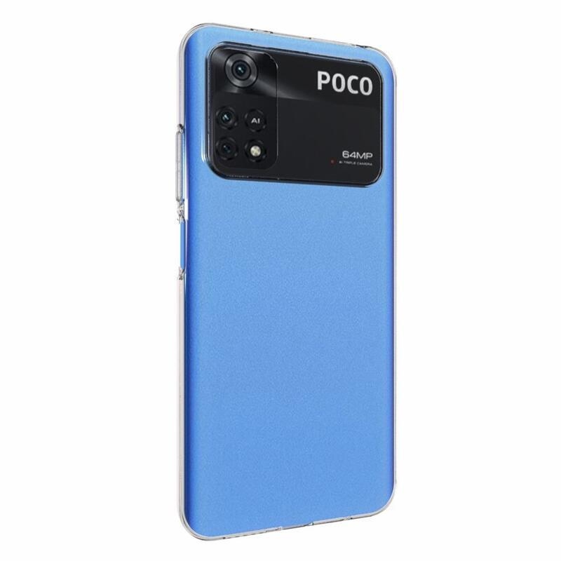 Průhledný gelový obal na mobil Xiaomi Poco M4 Pro 4G - průhledný