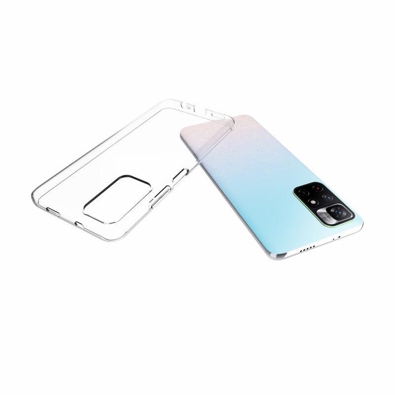 Průhledný gelový obal na mobil Xiaomi Poco M4 Pro 5G/Redmi Note 11S 5G - průhledný