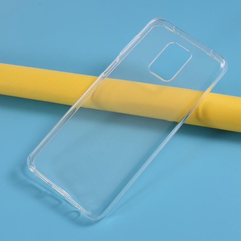 Průhledný gelový obal na mobil Xiaomi Redmi Note 9 Pro/Note 9S - průhledný