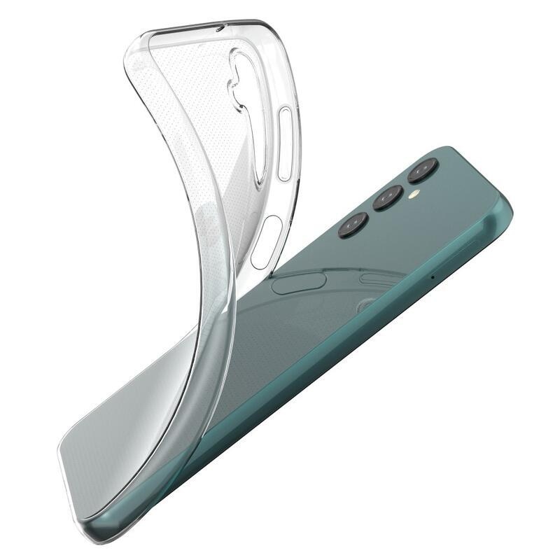 Průhledný gelový obal na Samsung Galaxy A14 4G/5G - průhledný